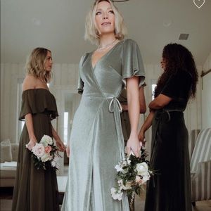 COPY - Baltic Born Meghan Velvet Wrap Maxi Dress